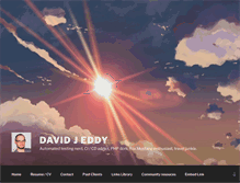 Tablet Screenshot of davidjeddy.com